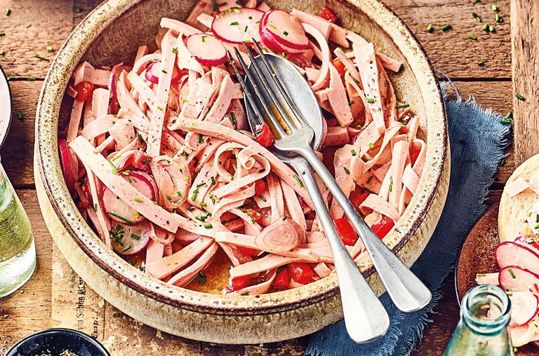 Lyoner Wurstsalat - Rezeptbild der EDEKA